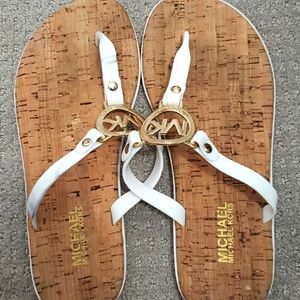 Micheal Kors summer flip flops